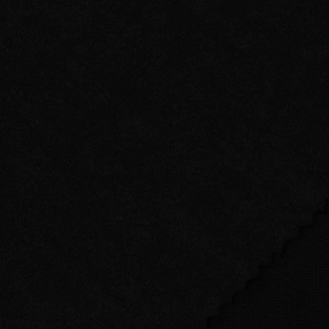 Nylon Stretch Interlock Knit Fabric, 280 gsm, 160 cm — Black