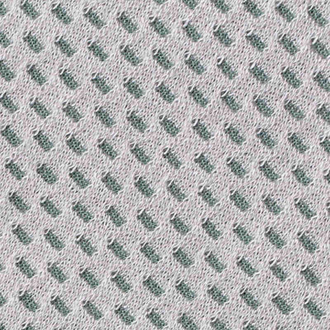 Light Grey Geometric Interlock Knit, Viscose-Nylon