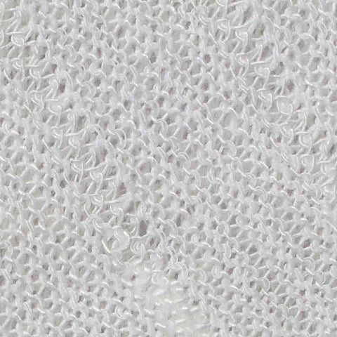 Jacquard Knit Fabric, 178 gsm, 160 cm — White