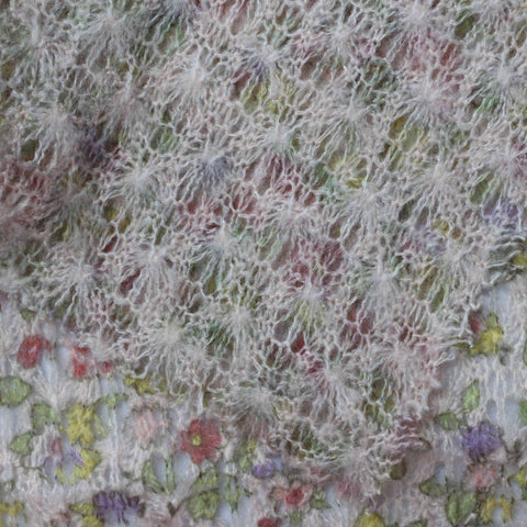 White Openwork Jacquard