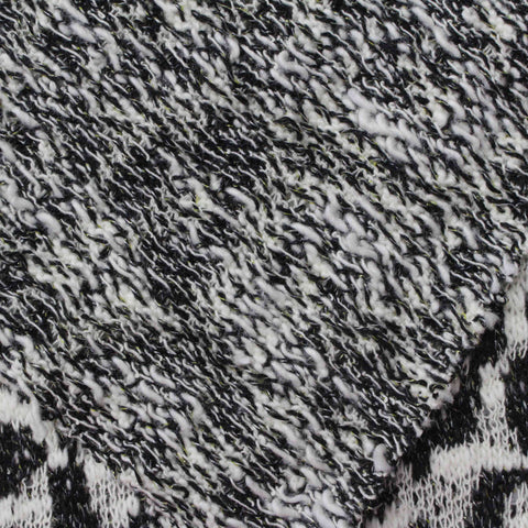 Black Marl Jacquard