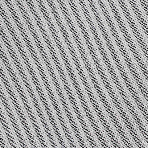 Dark Grey Stripe Interlock Knit, Polyester