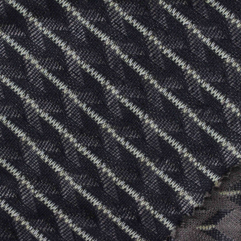 Light Grey Stripes Jacquard, Polyester