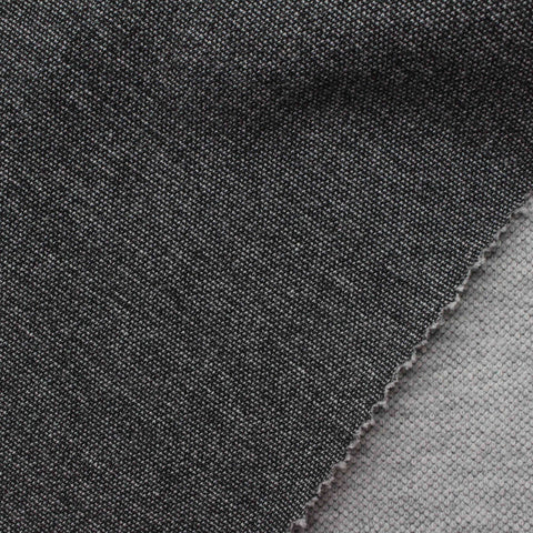 Dark Grey Marl Jacquard, Cotton-Nylon