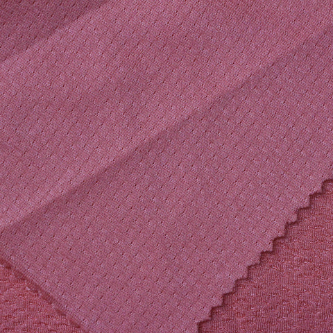 Jacquard Knit Fabric, 167 gsm, 150 cm — Pink