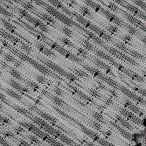 Black Abstract-Floral Jacquard