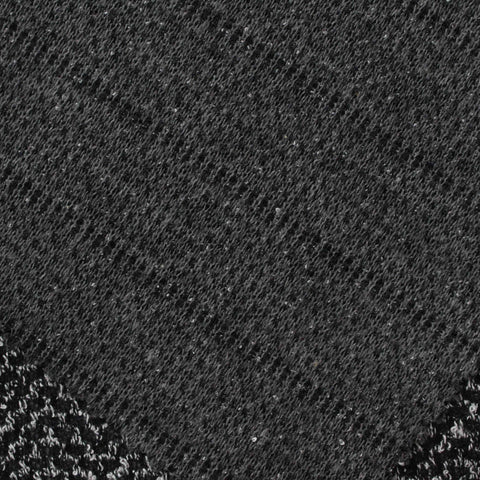 Dark Grey Marl Jacquard, Poly-Viscose, 250 gsm