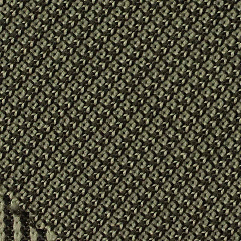 Dark Green Geometric Rib Knit, Polyester