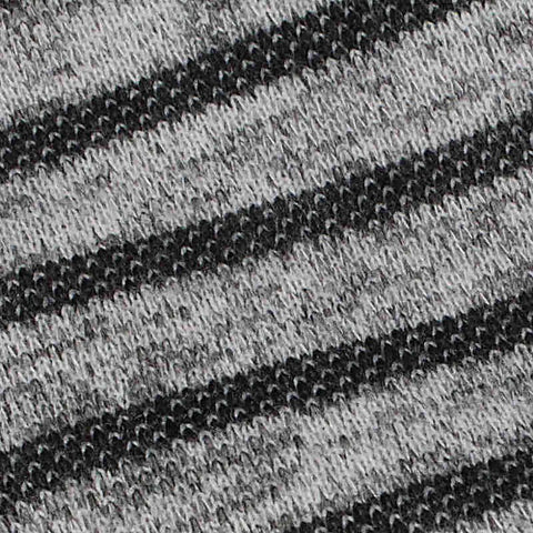 Grey Marl Interlock Knit, Poly-Viscose, 224 gsm