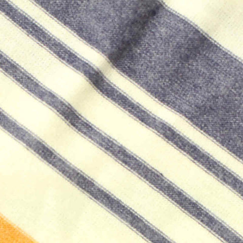 Cream Stripes Rib Knit