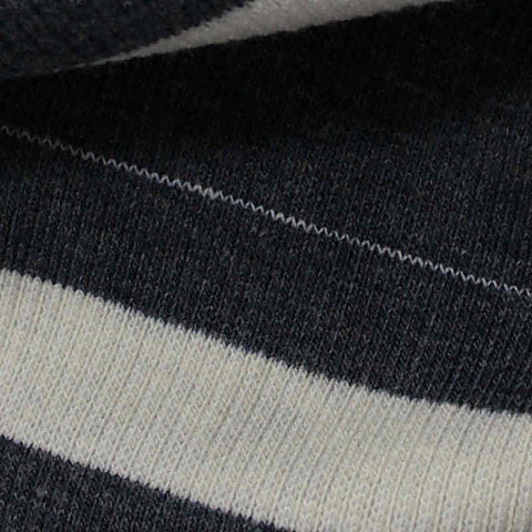 Dark Grey Horizontal-Stripe Knit