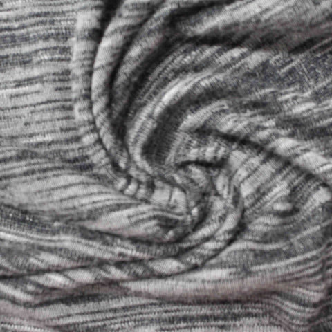 Grey Marl Chunky Knit, 189 gsm