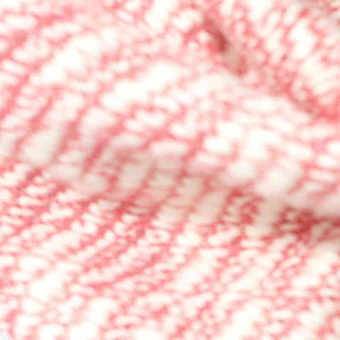 Pink Chevron Chunky Knit, Cotton, 265 gsm