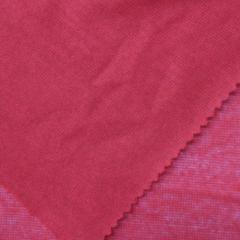 Red Marl Chunky Knit, Polyester, 148 gsm