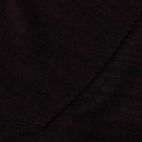 Dark Burgundy Marl Chunky Knit