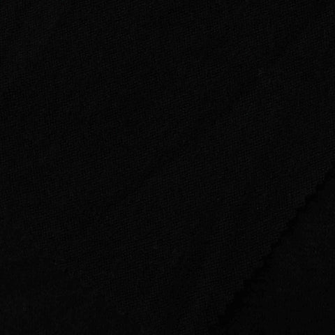 Chunky Knit Fabric, 261 gsm, 140 cm — Black