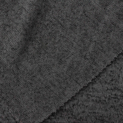Dark Grey Marl Chunky Knit, 174 gsm