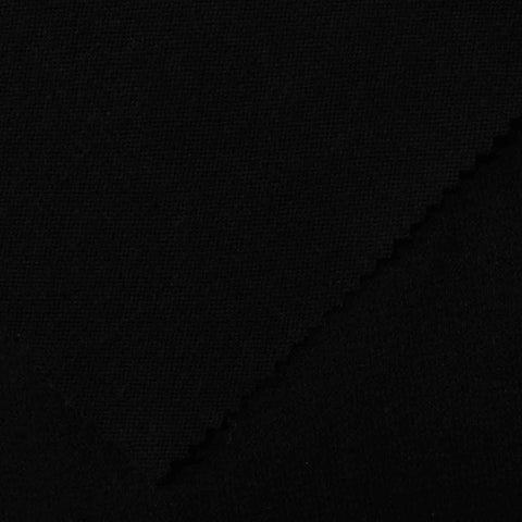 Chunky Knit Fabric, 208 gsm, 160 cm — Black