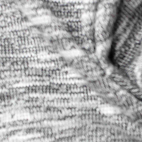 Grey Marl Chunky Knit, Viscose-Poly, 153 gsm