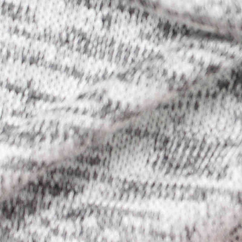 Grey Marl Chunky Knit, Viscose-Poly, 123 gsm