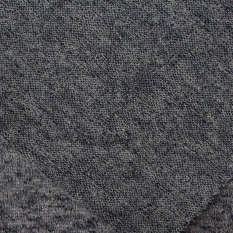 Dark Grey Marl Chunky Knit, 213 gsm