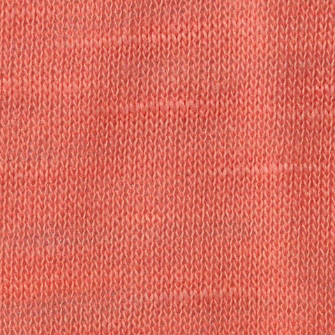 Coral Marl Jersey Knit, Poly-Cotton, 100 gsm