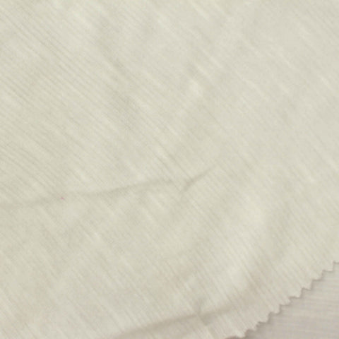 Slub Polyester Viscose Jersey Knit Fabric, 100 gsm, 165 cm — Beige