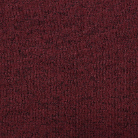 Red Marl Chunky Knit, Viscose-Poly, 223 gsm