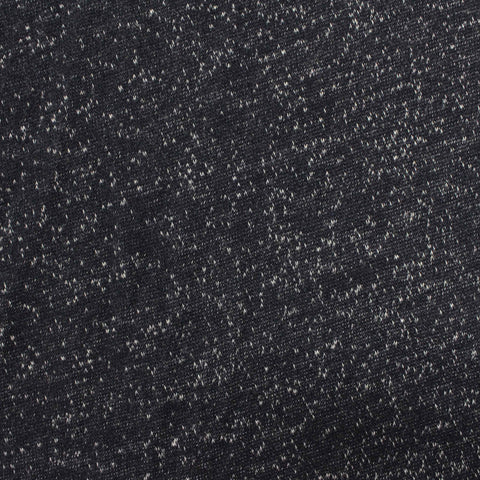 Black Marl French Terry, Poly-Viscose, 267 gsm