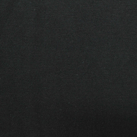 Polyester Stretch Ponte Knit Fabric, 197 gsm, 160 cm — Black