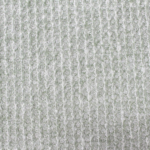 Jacquard Polyester Viscose Stretch Knit Fabric, 182 gsm, 155 cm — Green