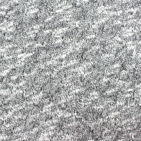 Black Marl Chunky Knit, Cotton-Poly, 312 gsm