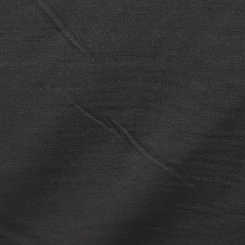Viscose Nylon Stretch Ponte Knit Fabric, 329 gsm, 152 cm — Black