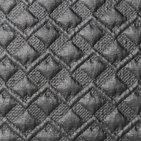 Grey Tone-on-Tone Diamond Jacquard, Polyester, 342 gsm