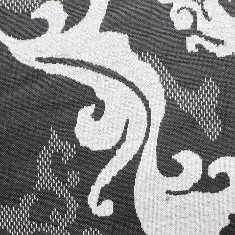 Jacquard 100% Polyester Knit Fabric, 270 gsm, 155 cm — Grey