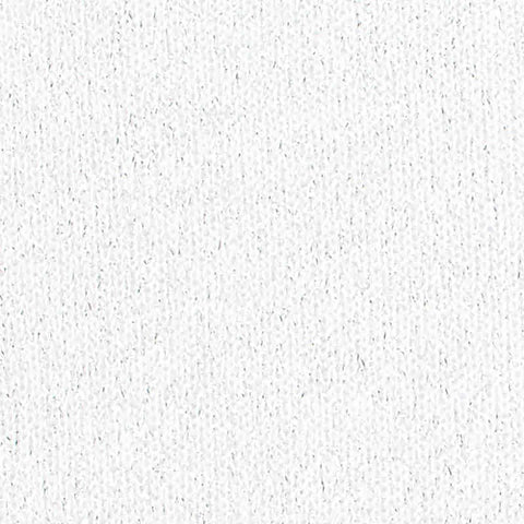 Polyester Metallic Stretch Chunky Knit Fabric, 180 gsm, 150 cm — White