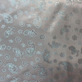 Light Blue Paisley Jacquard, Poly-Viscose