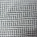 Dark Grey Houndstooth Jacquard, Poly-Viscose
