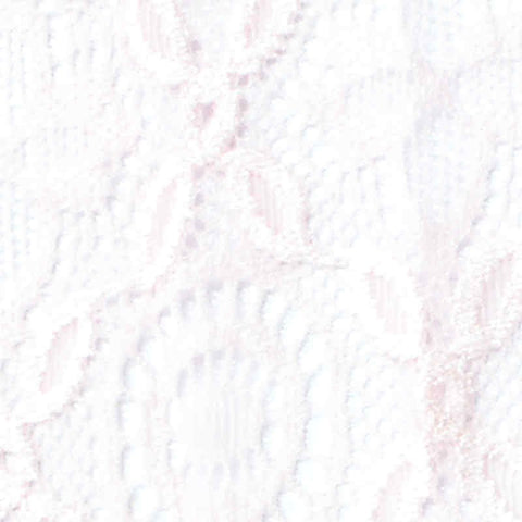 Light Pink Floral Lace, Nylon, 110 gsm