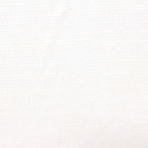 Slub Polyester Viscose Chunky Knit Fabric, 140 gsm — White
