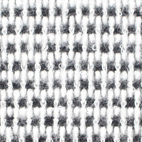 Black Check Jacquard, Poly-Viscose, 200 gsm