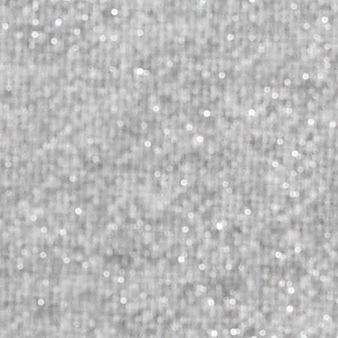 Silver Glitter French Terry, Poly-Cotton