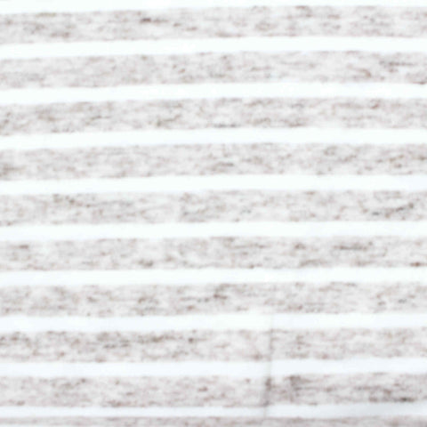 White Stripes Knit, Poly-Linen