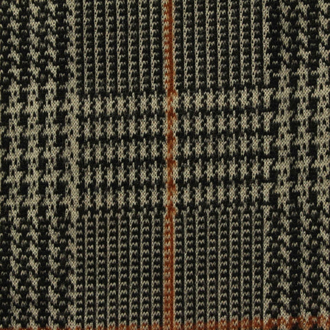 Black Houndstooth Jacquard, Polyester, 176 gsm