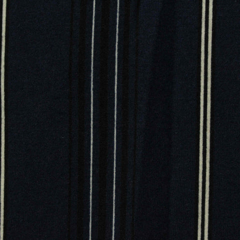 White Vertical-Stripe Milk Silk Knit, Polyester