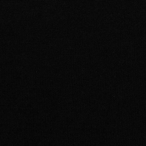 Cotton Viscose Jersey Knit Fabric, 230 gsm, 170 cm — Black