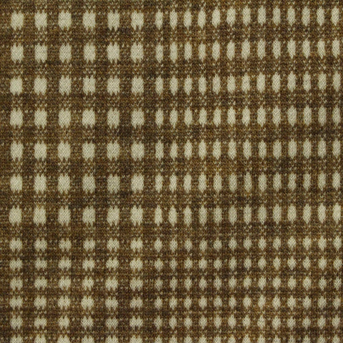 Cream Geometric Ponte Knit, Poly-Viscose