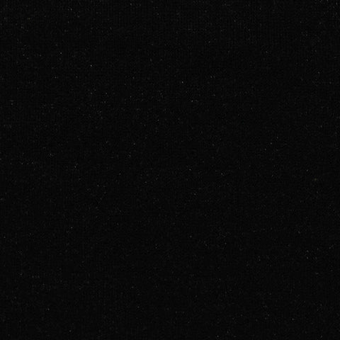Nylon Polyester Stretch Ponte Knit Fabric, 190 gsm, 160 cm — Black