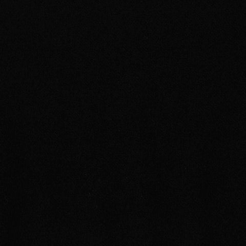 Nylon Viscose Stretch Ponte Knit Fabric, 160 gsm, 150 cm — Black