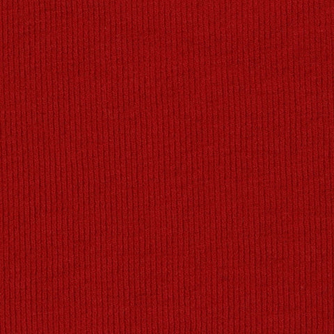 Cotton Polyester Jersey Knit Fabric, 174 gsm, 150 cm — Red